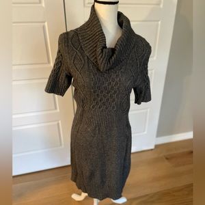 Loft sz 10 sweater dress with cowl neck